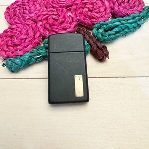 Vintage 1994 Black Zippo Lighter Black Gold